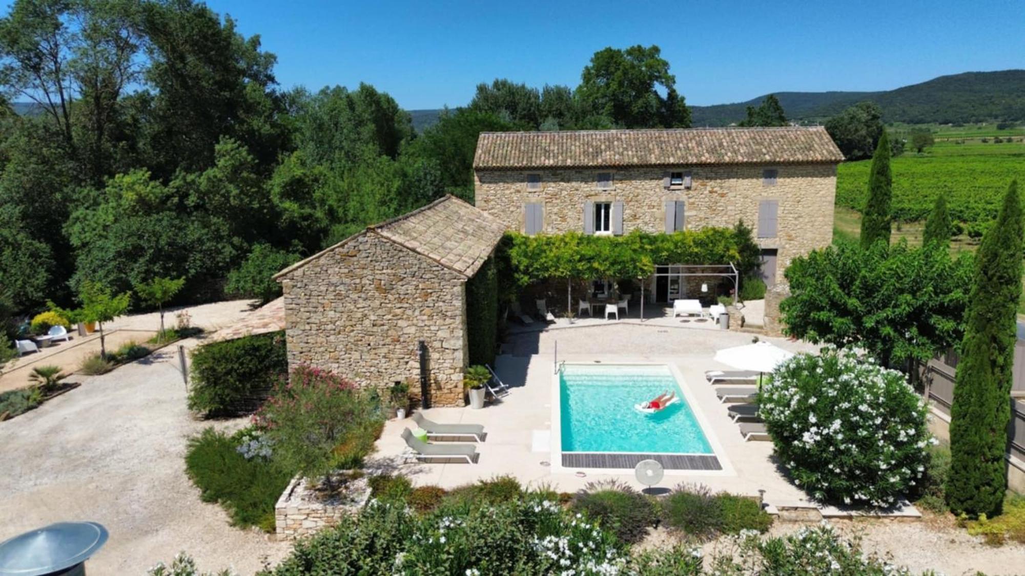 Le Gite De Montagnac La Roque-sur-Cèze Exterior foto