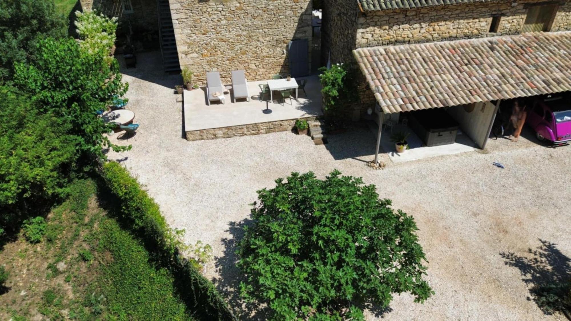 Le Gite De Montagnac La Roque-sur-Cèze Exterior foto